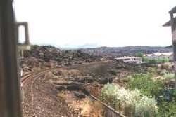 Fahrt durch Lavafelder