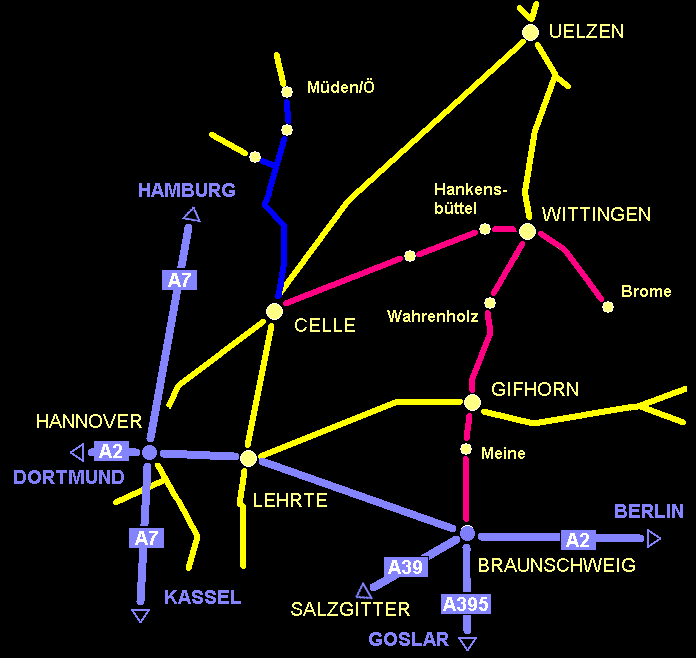 Streckenplan